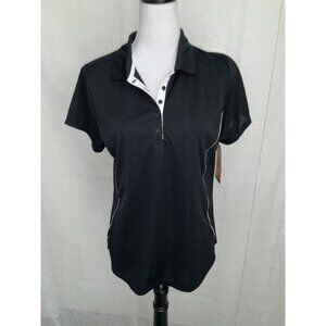 Champion C9 Advanced Black Athletic GOLF shirt NEW size Large